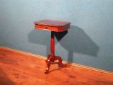 4602 Tavolino in noce stile ’800 con cassetto- legno vecchio